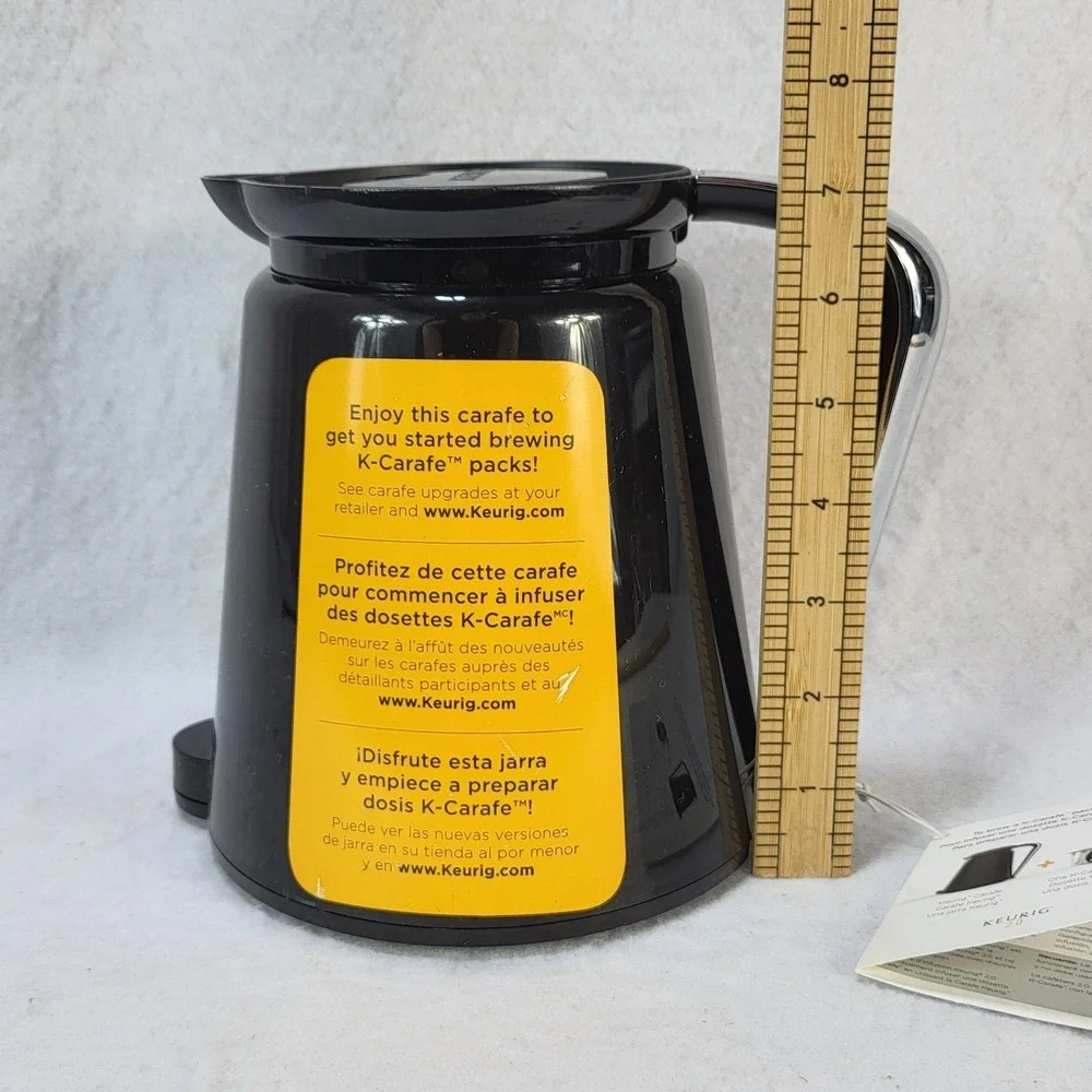 Keurig 2.0 Coffee Carafe Black Replacement Pot K Carafe Brewer Accessory Unused‎
